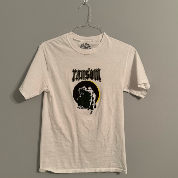 White grim reaper Ransom tee - Picture 1 of 3
